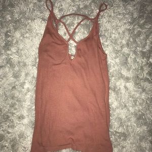 LIGHT PINK STRAPPY TANK
